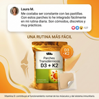 Vitamina D3 y K2 Parches transdérmicos