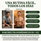 Vitamina D3 y K2 Parches transdérmicos